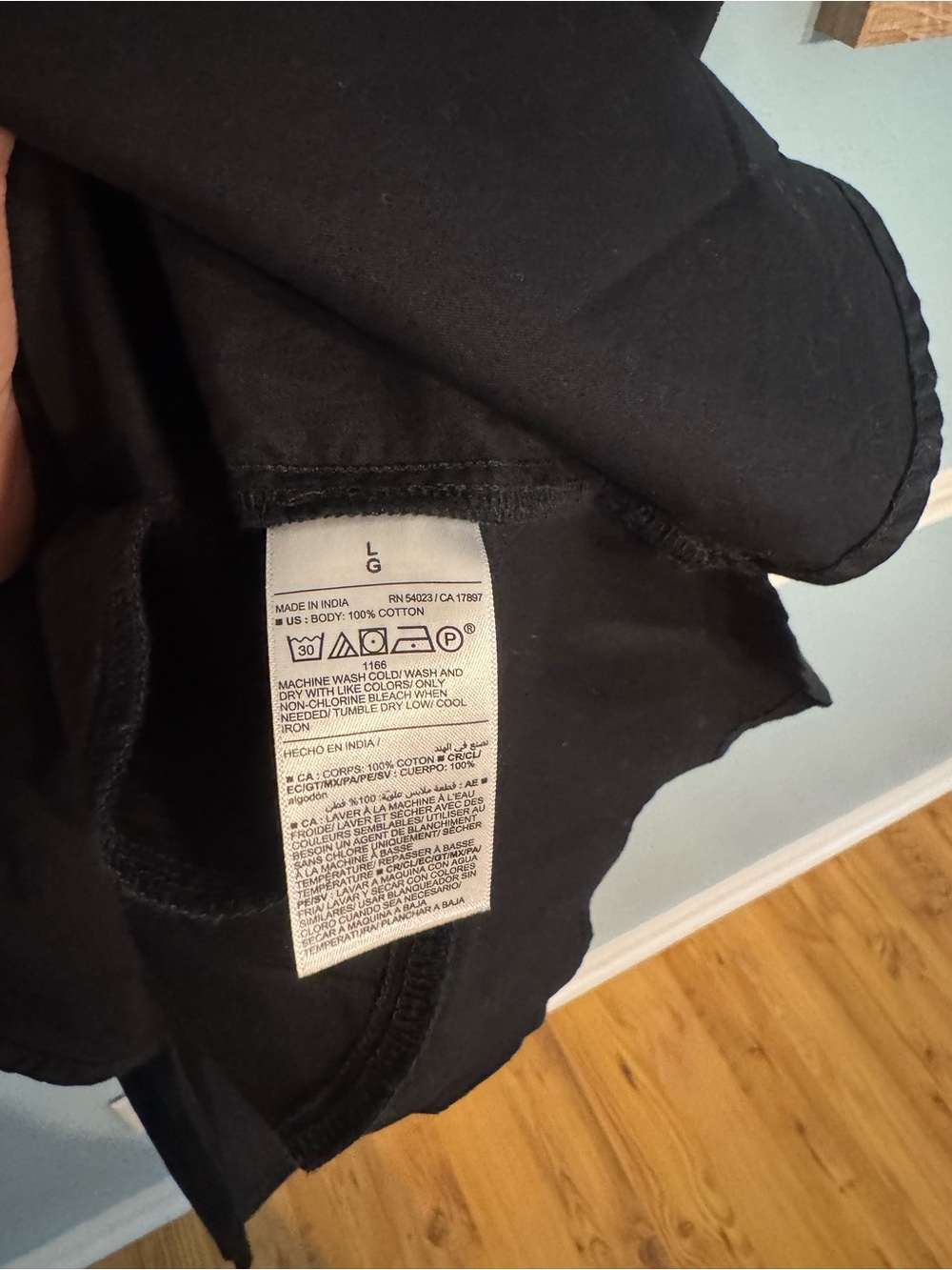 Old Navy Black Button-Down Shirt Dress - Picture 2 of 3